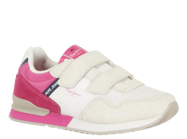 ZAPATILLAS NIÑA PEPE JEANS BLANCO BASIC GK - La Tiendita de la Jose
