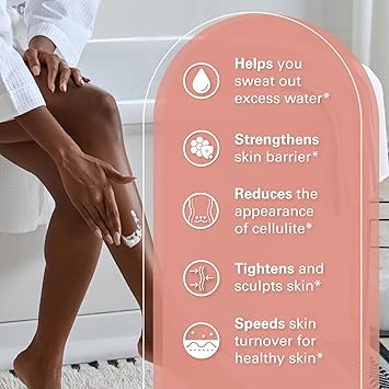 Crema caliente para vientre, glúteos y muslos