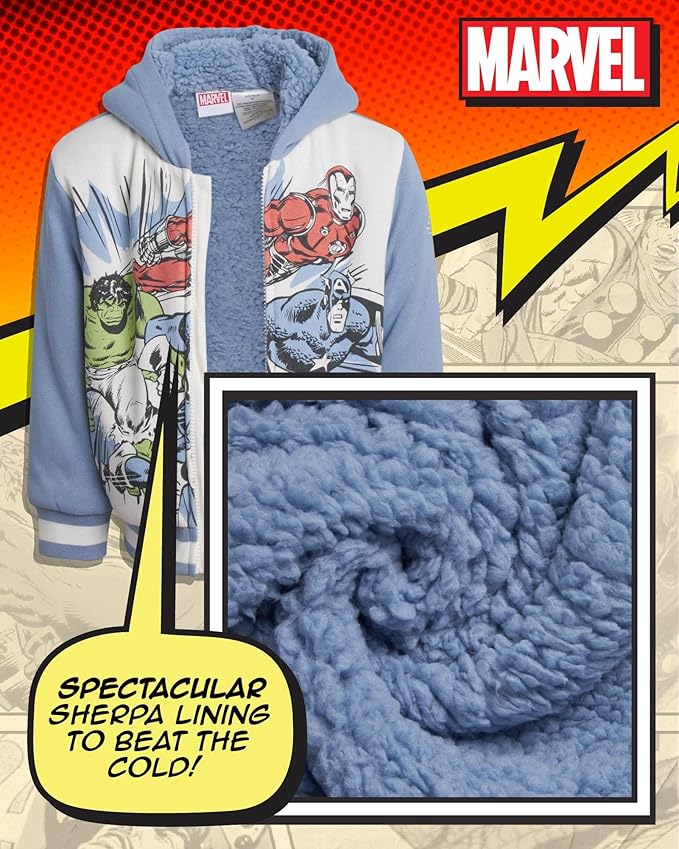 Poleron Hoodie Plush graphic Marvel para niños - La Tiendita de la Jose