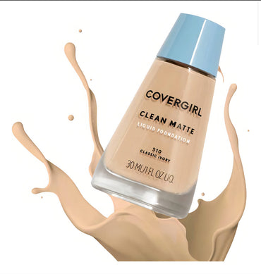 Base de Maquillaje Líquida Covergirl Clean Matte 510 Classic Ivory 30ml