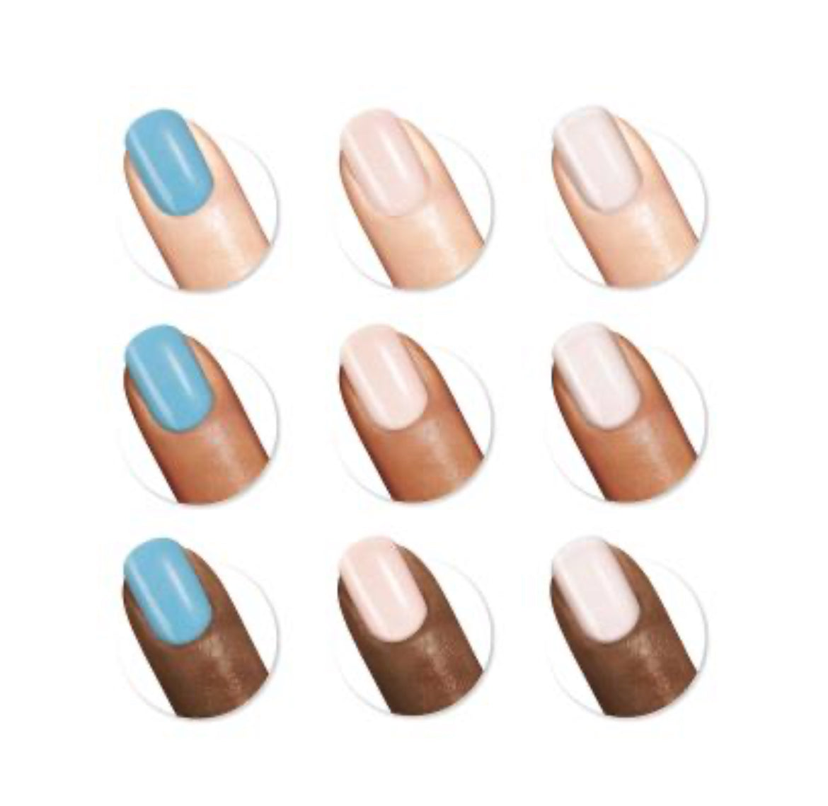 Kit 3 Esmaltes Sally Hansen Instadri Glaad Transgender Pride