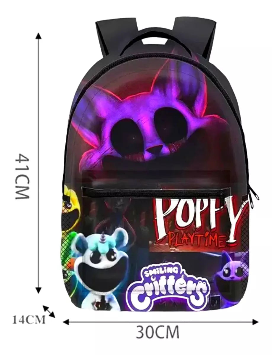Mochila Escolar Smiling Critters Diseño Catnap - La Tiendita de la Jose