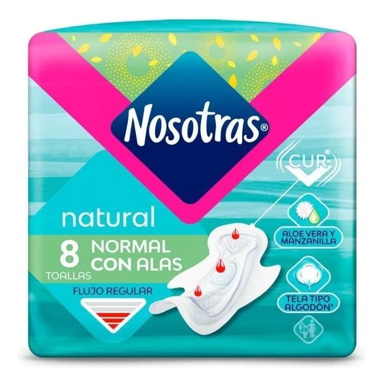PACK 5 Nosotras Natural Normal - 8 - Unidad