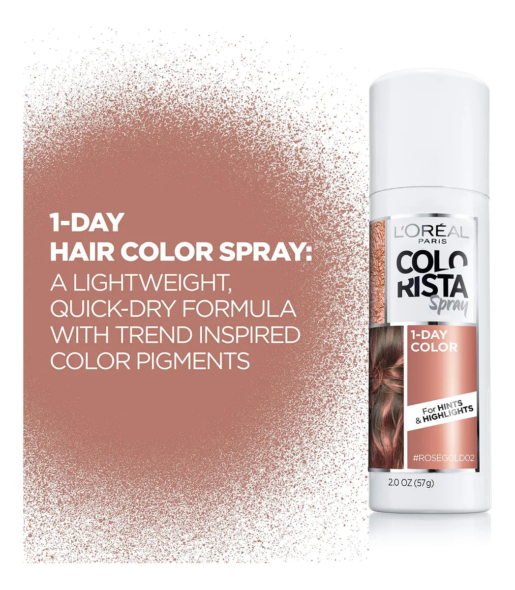 Hair Color Spray L'oreal Paris Colorista 1-day Rose Gold 60m