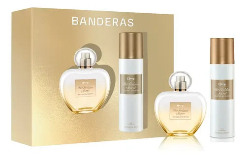 Banderas Set Perfume Mujer Her Golden Secret Edt 80ml + Deo