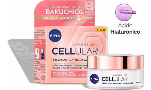 Nivea Facial Cellular Expert Lift Antissinais Dia 50g Fps30 Tipo de pele Todo tipo de pele