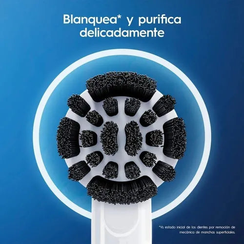 Cabezal para Cepillo Dental Eléctrico Advanced Charcoal 2 Un - La Tiendita de la Jose