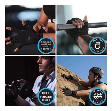 Alivio De Mano Estándar Copper Fit, Negro, Pequeño/mediano