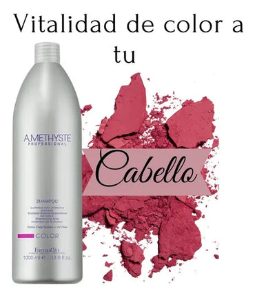 Shampoo Color Amethyste 1l Farmavita Restaura Protege Brillo