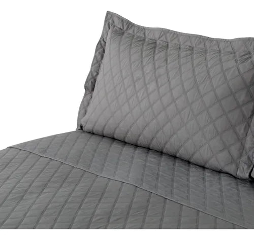 Juego Para Cama Polycotton En Color Gris De Tamaño Super King Cic