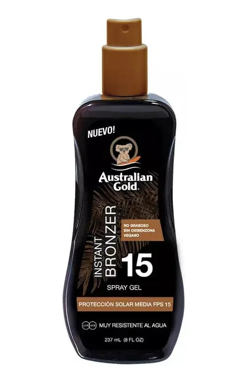 AUSTRALIAN GOLD GEL EN SPRAY BRONCEADOR F15 237ML