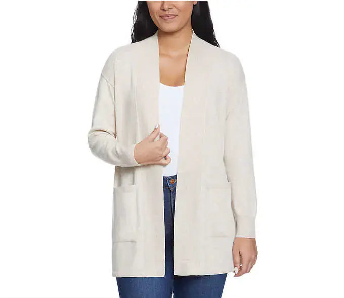 Cárdigan verde frontal abierto para mujer Gloria Vanderbilt - La Tiendita de la Jose