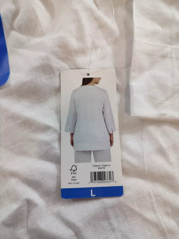 Blusa de lino para mujer Lands' End - La Tiendita de la Jose