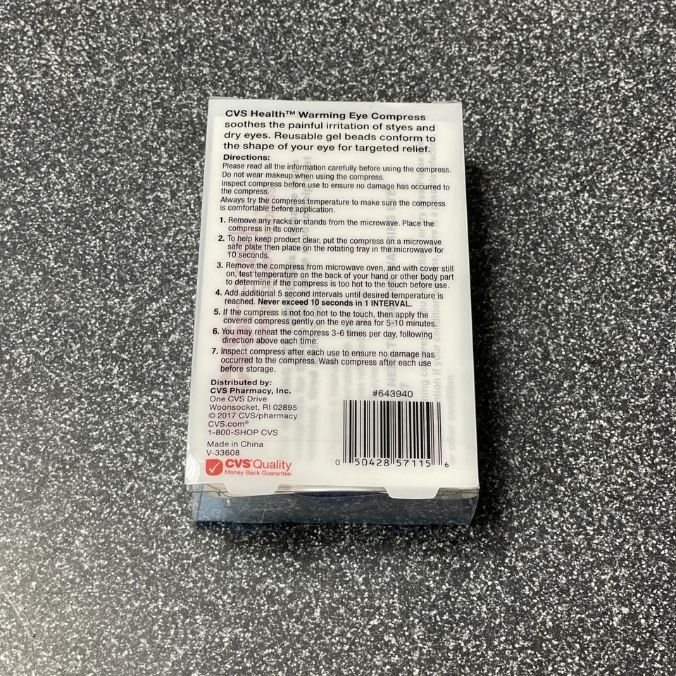 Compresa de ojos cálida CVS