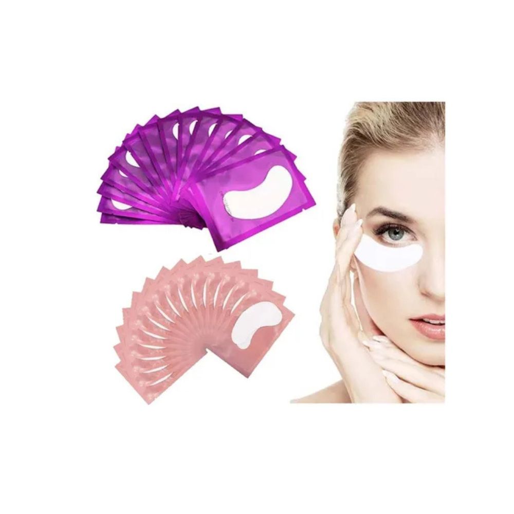 100 Parches De Hidrogel Para Extensión Y Lifting De Pestañas - La Tiendita de la Jose