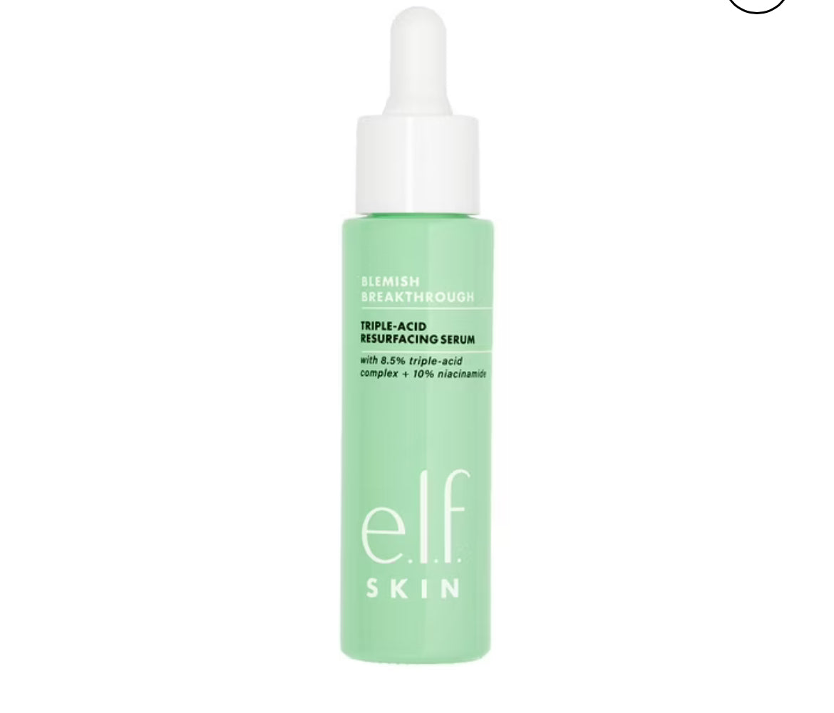 Sérum e.l.f. SKIN Blemish Breakthrough Triple-Acid Rejuvenaging