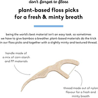 The Humble Co. Palillos de Hilo Dental de un Solo Hilo, Menta. - La Tiendita de la Jose