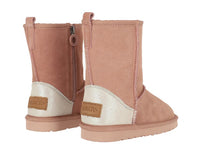 Botas cuero niña bamers terracota - La Tiendita de la Jose