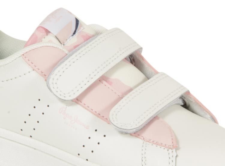 ZAPATILLAS NIÑA PEPE JEANS BLANCO PLAYER PRINT GK - La Tiendita de la Jose