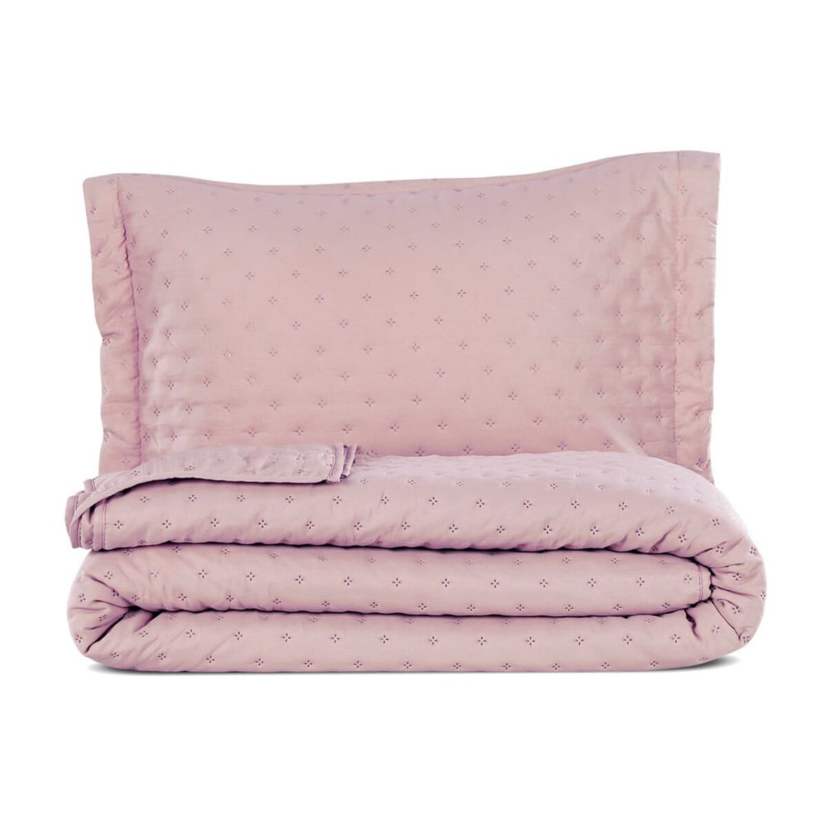 Cubrecama Quilt Microfibra Rosa Super King Cic