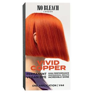 Tinte vegano permanente No Bleach London Vivid Copper Go Brighter V44