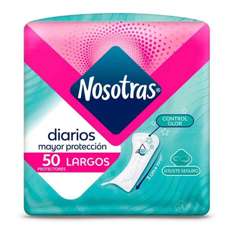 Protectores Diarios Nosotras Largos 50 un.