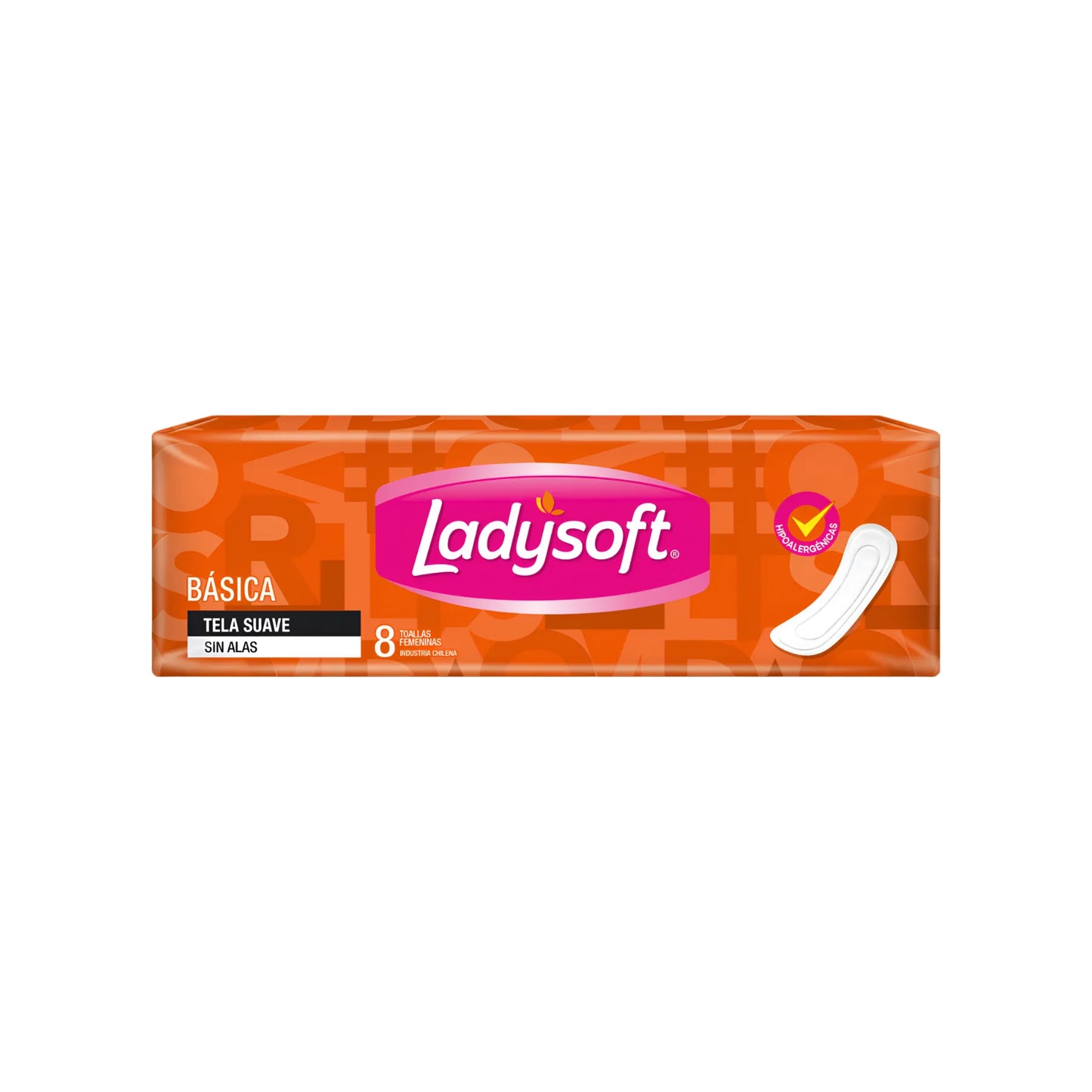 PACK 5 LADYSOFT TOALLA HIGIÉNICA BÁSICA 8 Unid