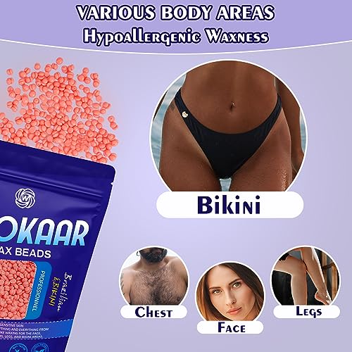 Kit de depilación con cera Wokaar Wax Warmer - La Tiendita de la Jose