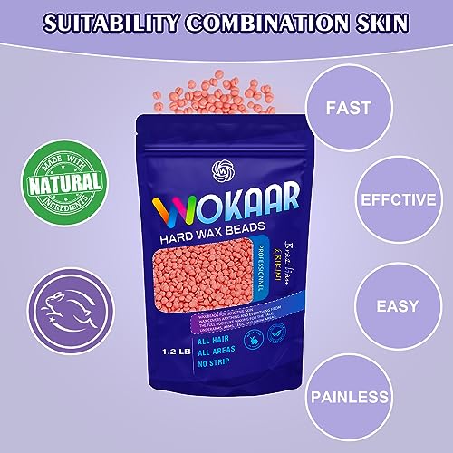 Kit de depilación con cera Wokaar Wax Warmer - La Tiendita de la Jose