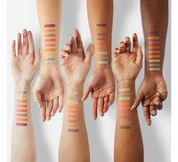 Paleta de sombras de ojos: 9 tonos mate brillante metálico.