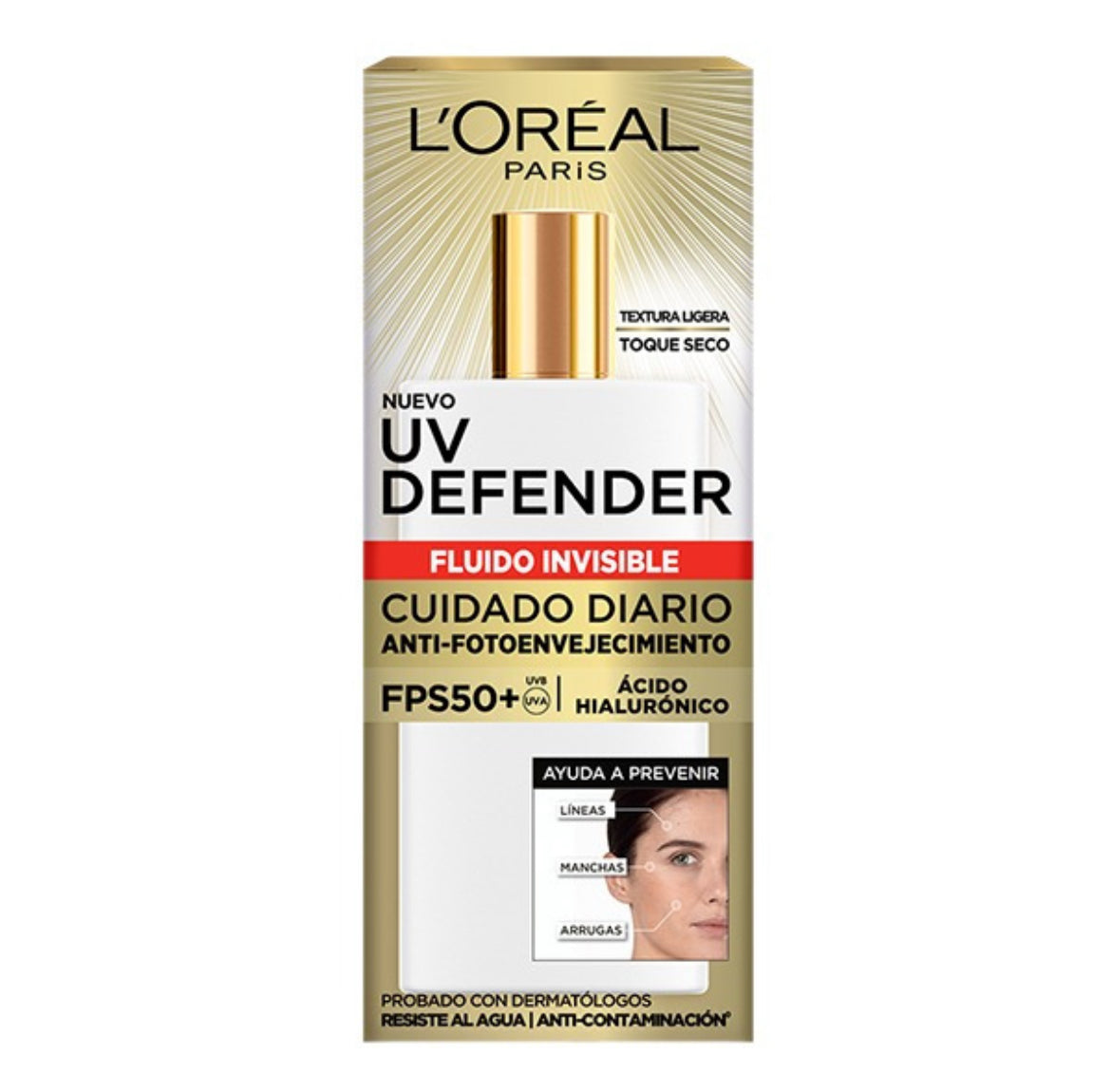 Protetor Solar L´Oréal Paris Fps50+ Uv Defend Fluid 40gr