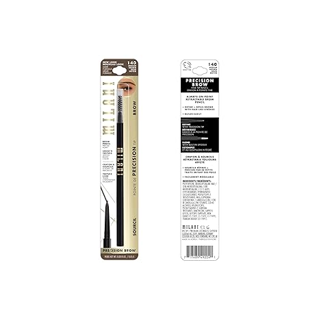 Milani Precision Brow Pencil Lápiz Para Ceja Color 160 Ebony