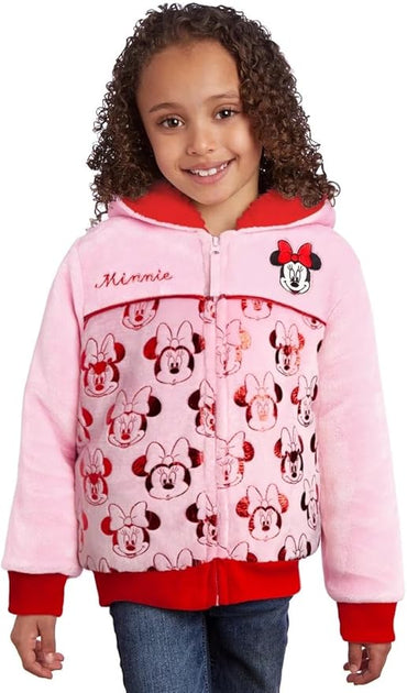 Disney Poleron hoodie con capucha de forro polar para niñas - La Tiendita de la Jose