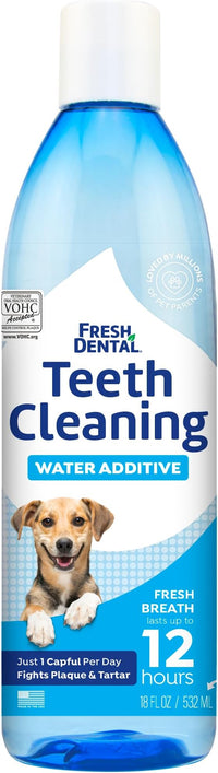 Naturél Promise Fresh - Ambientador dental y aditivo de agua de limpieza dental para perros