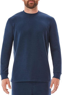 Member's Mark - Camiseta de manga larga para hombre, color azul jaspeado - La Tiendita de la Jose