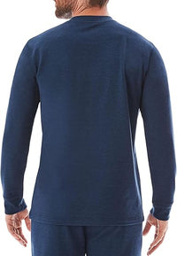 Member's Mark - Camiseta de manga larga para hombre, color azul jaspeado - La Tiendita de la Jose