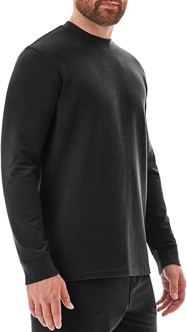 Member's Mark - Camiseta de manga larga para hombre, color azul jaspeado - La Tiendita de la Jose