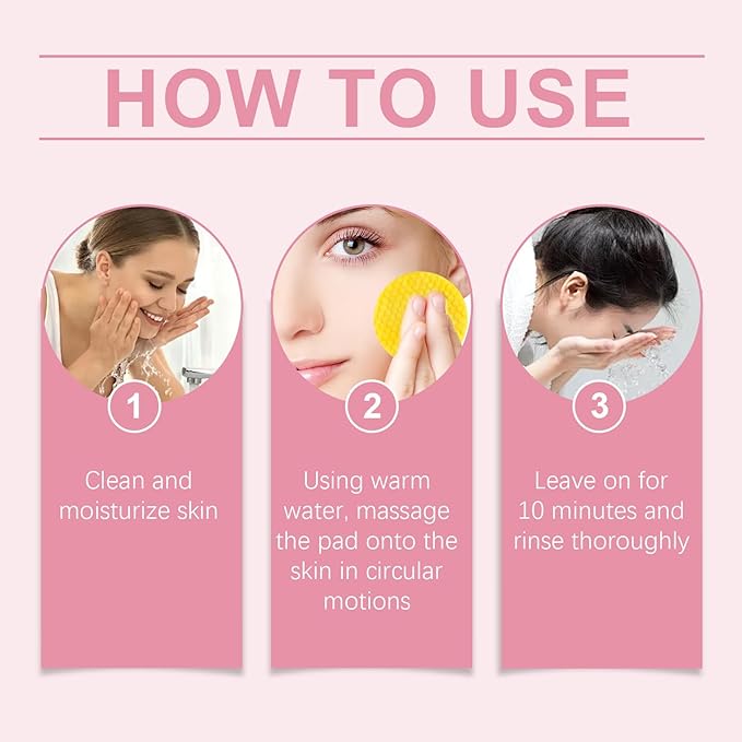 Pack x4 Discos Faciales de Cúrcuma y Ácido Kójico - La Tiendita de la Jose