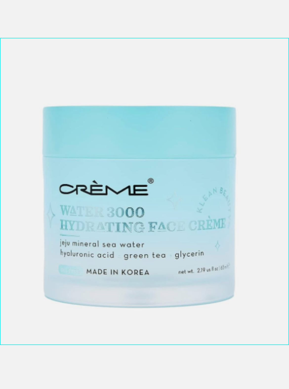 Crema facial hidratante The Creme Shop Klean Beauty Water 3000