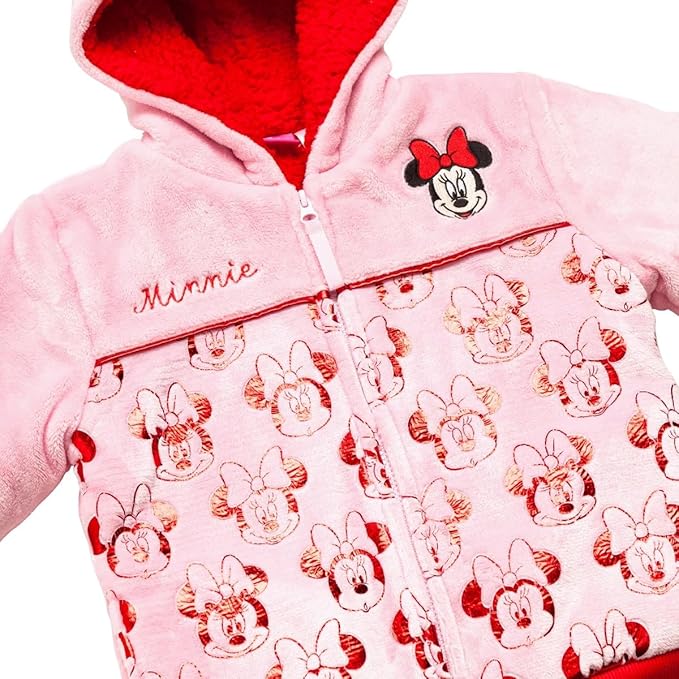 Disney Poleron hoodie con capucha de forro polar para niñas - La Tiendita de la Jose