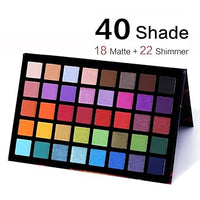 Paleta de sombras de ojos profesional de 40 colores Uncabe - La Tiendita de la Jose