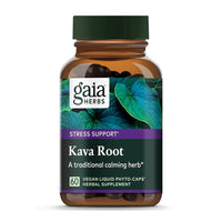 Gaia Herbs Fitocápsulas líquidas de raíz de Kava Kava, 60 unidades