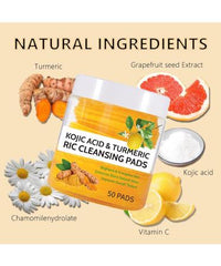 Almohadillas limpiadoras de cúrcuma y ácido kójico (50 unidades) - La Tiendita de la Jose