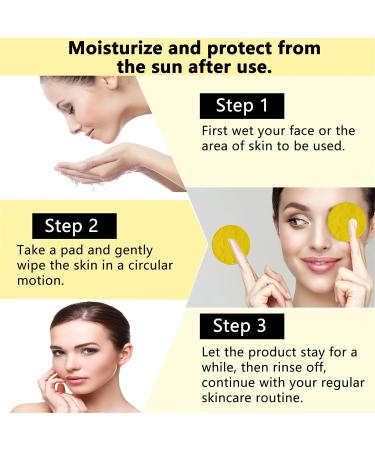 Almohadillas limpiadoras de cúrcuma y ácido kójico (50 unidades) - La Tiendita de la Jose