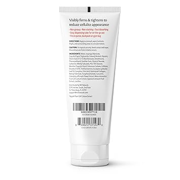 Crema caliente para vientre, glúteos y muslos