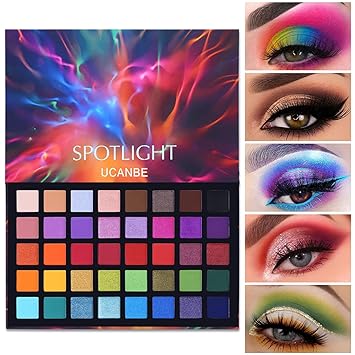 Paleta de sombras de ojos profesional de 40 colores Uncabe - La Tiendita de la Jose