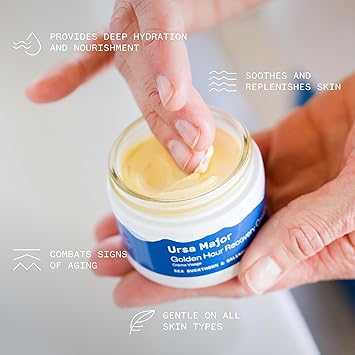 Ursa Major Hidratante facial | Crema de recuperación vegana para hidratación facial diaria | Repara e hidrata | Fórmula natural para todo tipo de piel - La Tiendita de la Jose