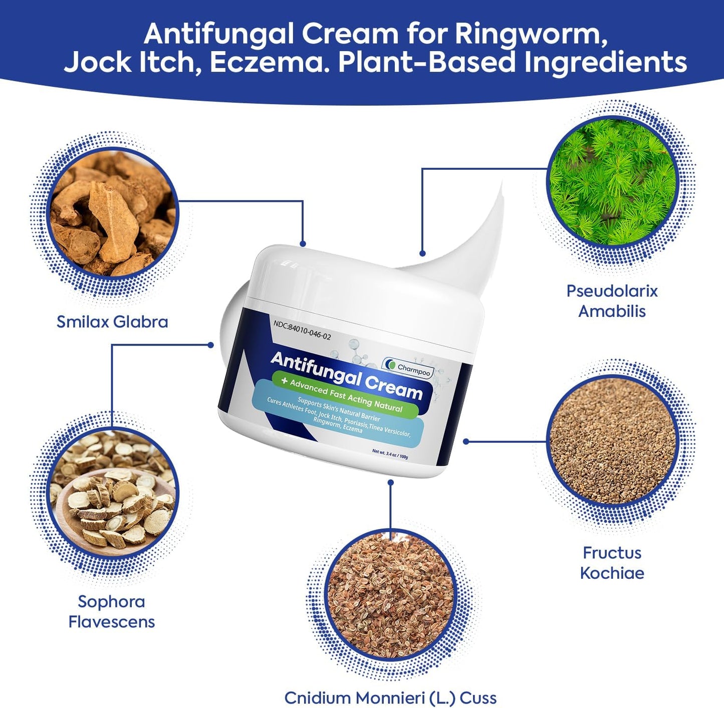 Crema antifúngica para la picazón Charmpoo - La Tiendita de la Jose