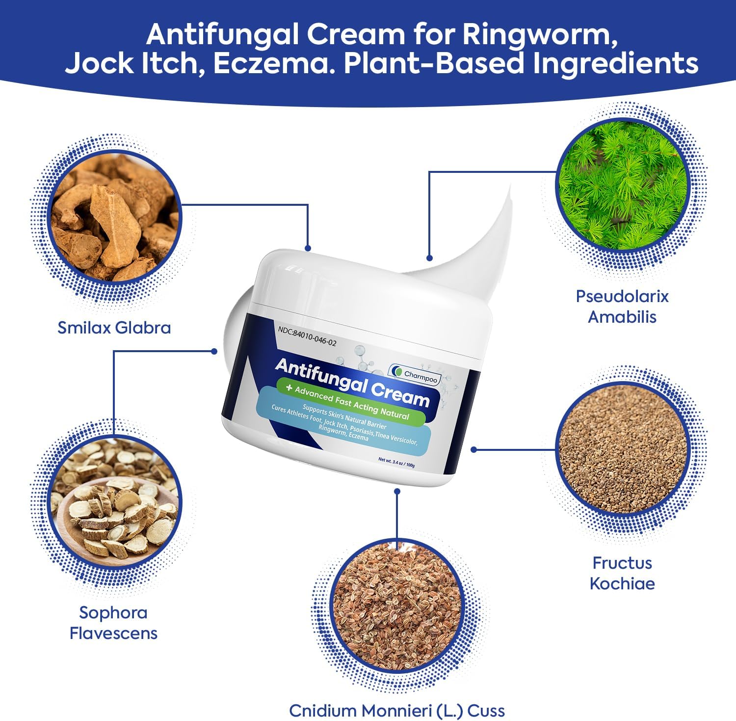 Crema antifúngica para la picazón Charmpoo - La Tiendita de la Jose