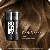 Fibras de pelo para el cabello fino (rubio oscuro) BOLDIFY - La Tiendita de la Jose